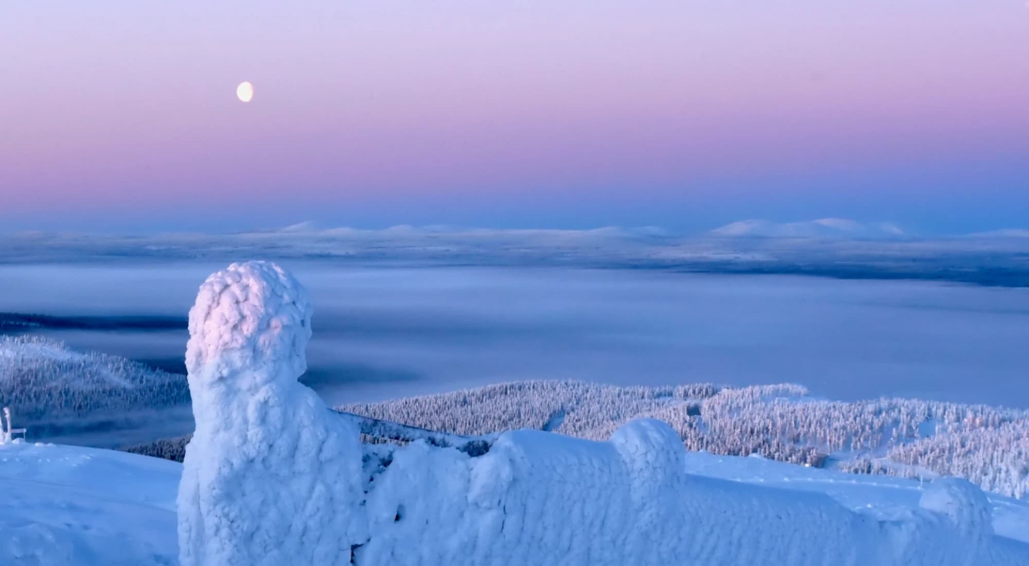 Winter wonderland in Lapland